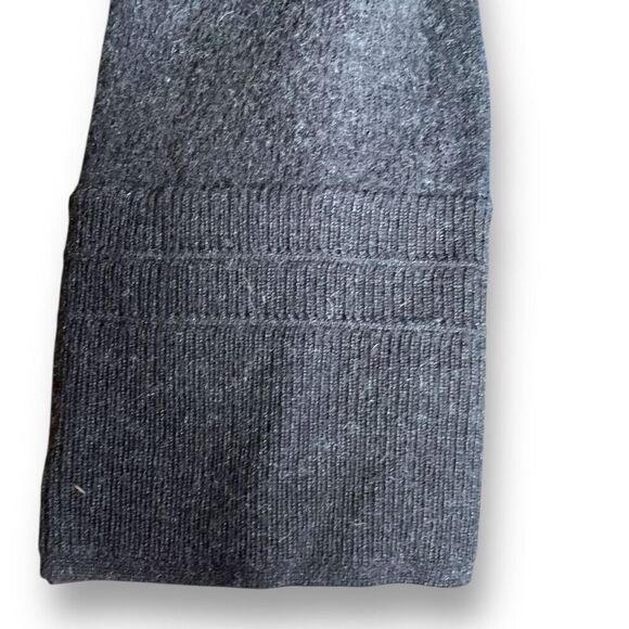 Rag & Bone Dark Charcoal Gray Wool Blend Neutral Knit Pullover Crewneck Sweater - Picture 4 of 10